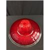 Image 4 : Approx. 20" Dia Beautiful Handblown Red Bowl/Vase