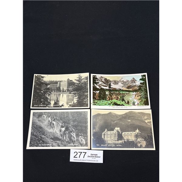 4 Family Jasper + Banff Postcards