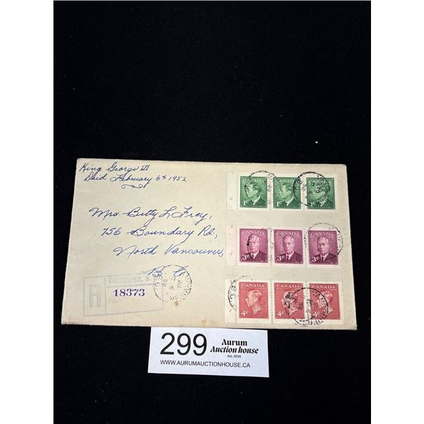 A Commemorative Envelope of King George 6th Death 1952
