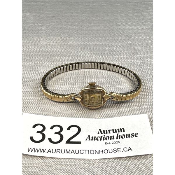 1950's 10K Gold Filled Ladies Bulova (Working)