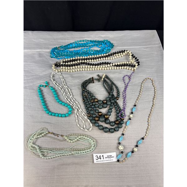 A Lot of Mostly 1960's Vintage Necklaces