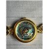 Image 3 : Very Unusual Shell Inlay Gold Tone "Gruen" Wristwatch