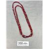 Image 3 : 48" Ruby Crystal Necklace 1950's