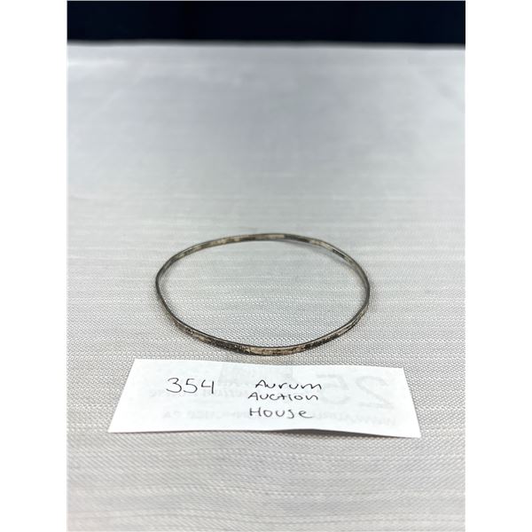 A Marked .925 Sterling Bangle