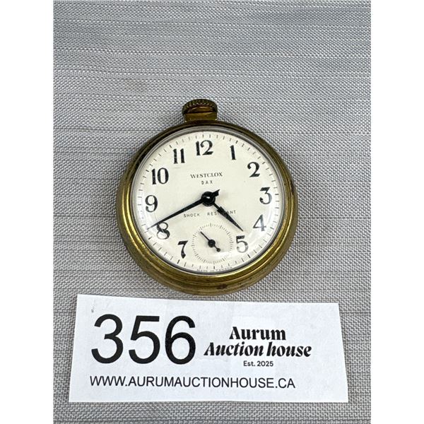 Westclox Dax Pocket Watch (Working)