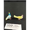 Image 2 : 5 Miniature Vintage Glass Birds