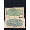 Image 2 : 2 Early 25c Canadian Banknotes