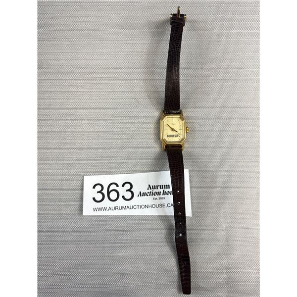 A Timex "Woodwards" Advertising Wristwatch