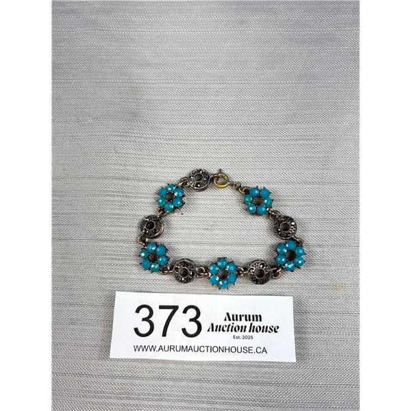 Antique Bracelet One Small Makesite Stone Missing 6 1/2" Length