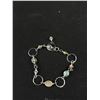 Image 3 : Silver w/ Crystal Beads Believe Bracelet