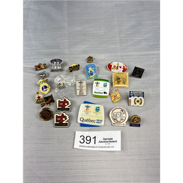 Bag of Lot of Collectors Pins