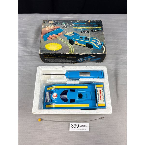 Vintage Radio Shack Radio Controlled Porshe in Original Box