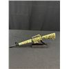 Image 6 : Heavy Metal Die Cast M16 Rifle paperweight plus stickers and Photo