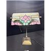 Image 3 : Lovely "Tiffany" Style Bankers Lamp
