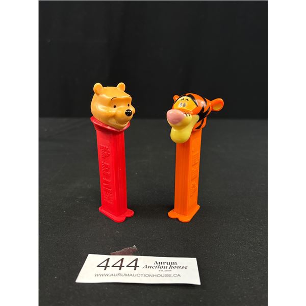 2 Pez Dispenser, Red is Hungary + Orange is China
