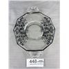 Image 2 : Sterling Silver Overlay Glass Dish + Handles, Nice Condition