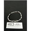 Image 1 : Silver Plated on Copper w/ Stones Tennis Bracelet