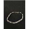Image 2 : Silver Plated on Copper w/ Stones Tennis Bracelet