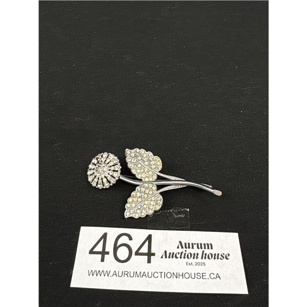 Antique Rhinestone Brooch