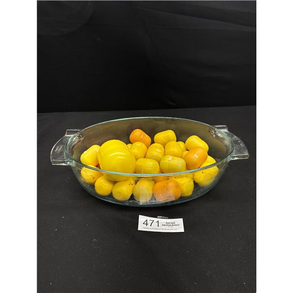 Lot Kinder Egg Toys Not Opened 2015-2226 w/ Coringwear Dish