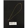 Image 4 : Gold Plated Snake Skin Chain w/ Pendant Necklace