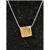 Image 2 : Vintage Sterling Silver Pendant w/ Chain Necklace Marked Sterling