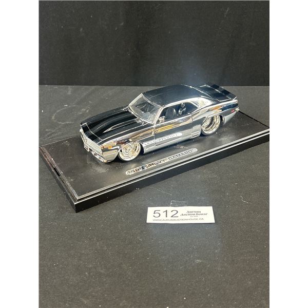 1:24 Scale dIecast Chrome 1969 chevy camero