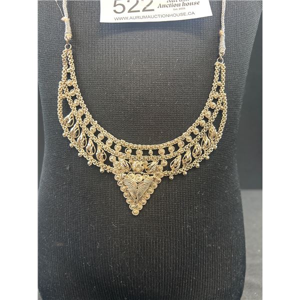 Older S.E. Asian Silver tone necklace
