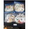 Image 1 : 4 Large Ziplock bag of Used Postage Stamps