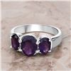 Image 2 : February Birthstone- Bold Amethyst 3 - Stone Ring