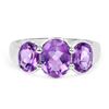 Image 3 : February Birthstone- Bold Amethyst 3 - Stone Ring