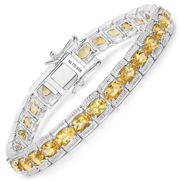 Golden Light Radiance Citrine Bracelet in Sterling