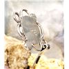 Image 3 : Sterling Silver Hinged Bracelet with Turquoise