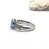 Image 4 : Di Modolo Swiss Blue Topaz & Diamond ICONA Ring