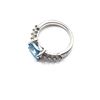 Image 7 : Di Modolo Swiss Blue Topaz & Diamond ICONA Ring