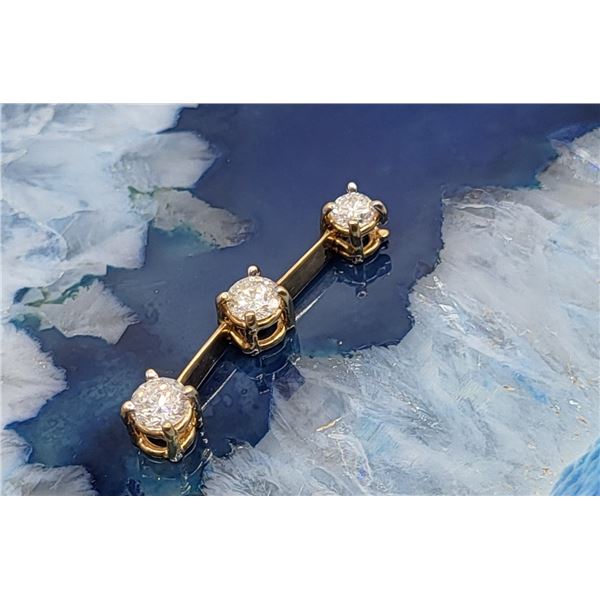 Diamond 3-Stone Pendant Past, Present, Future