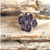 Image 3 : Intriguing Iolite and Diamond Center Flower Ring