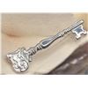 Image 3 : Towle .925 Key Brooch, Lion Rampart -Key Jewelry