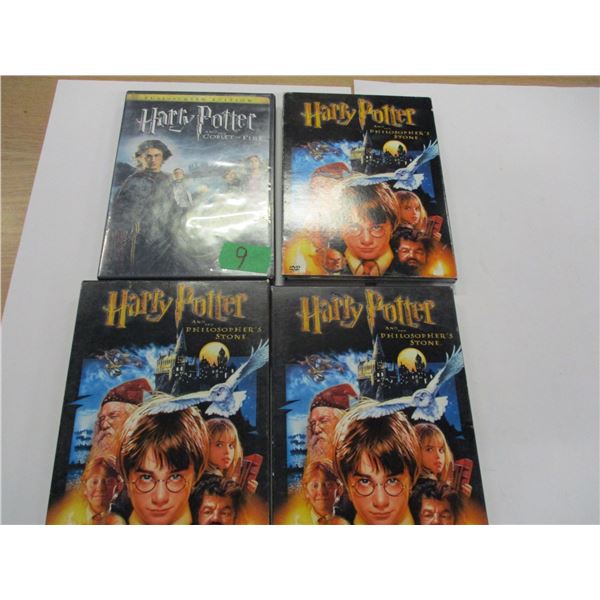 BUNDLE OF DVD'S INCLUDING 4 HARRY POTTER