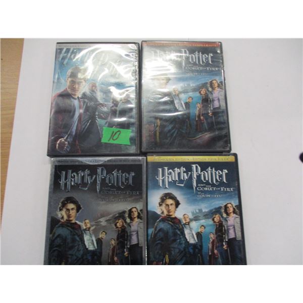 BUNDLE OF DVD'S INCLUDING 4 HARRY POTTER