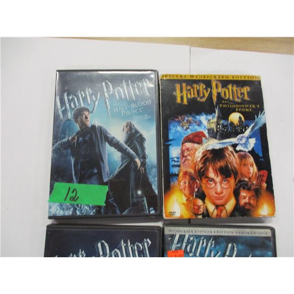 BUNDLE OF DVD'S INCLUDING 4 HARRY POTTER