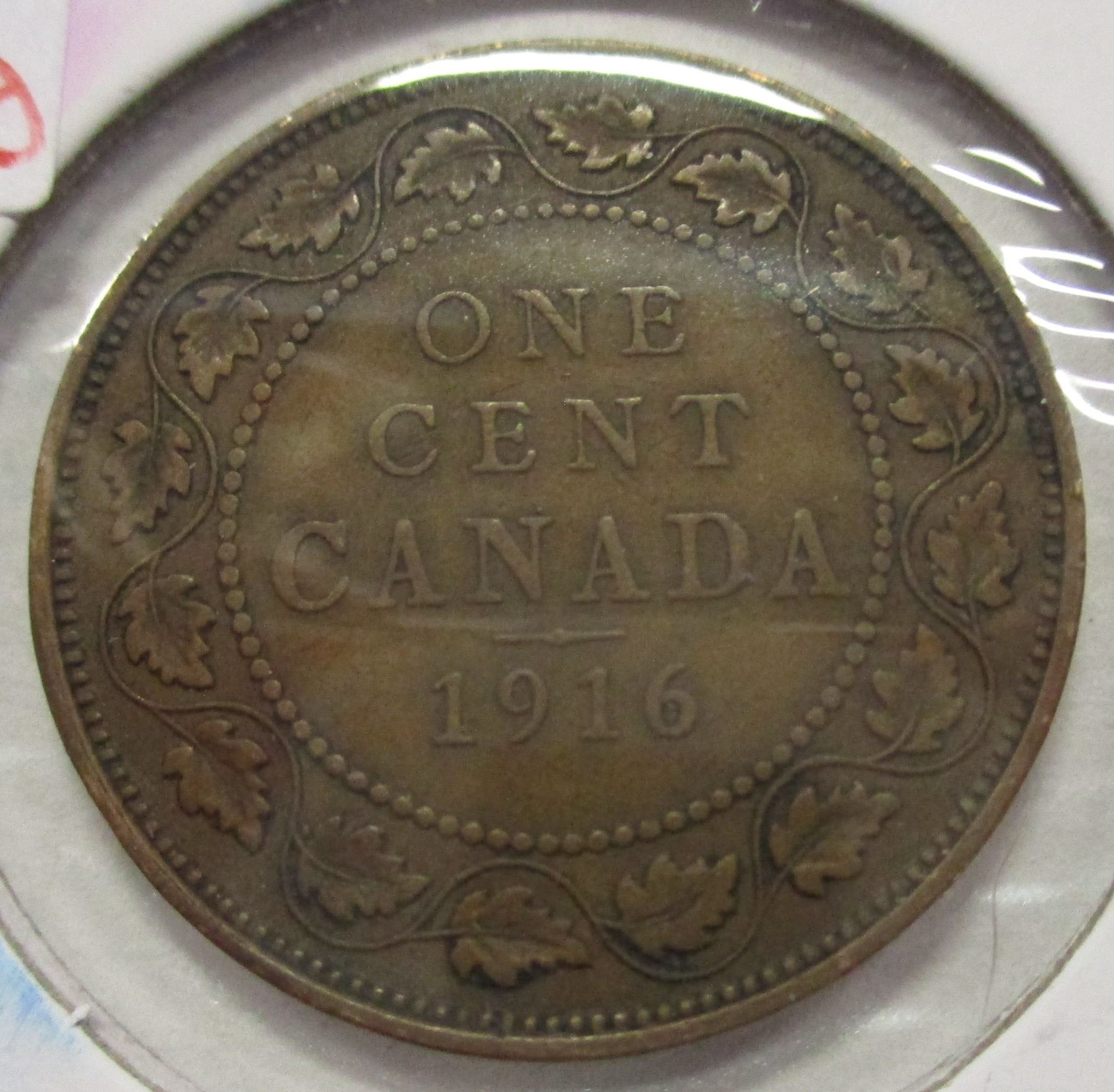 1916 KING GEORGE V CANADA LARGE PENNY TOKEN