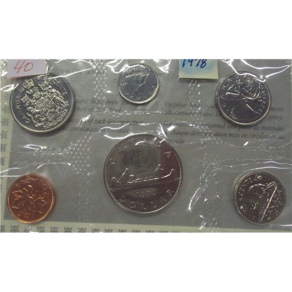 1978 PROOF CANADA MINT SEALED COIN SET