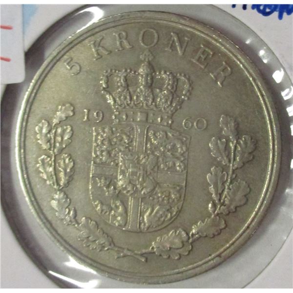 DENMARK AU 5 KRONER COIN