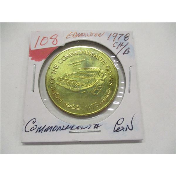 1978 CH/BU GEM COMMONWEALTH GAME COIN