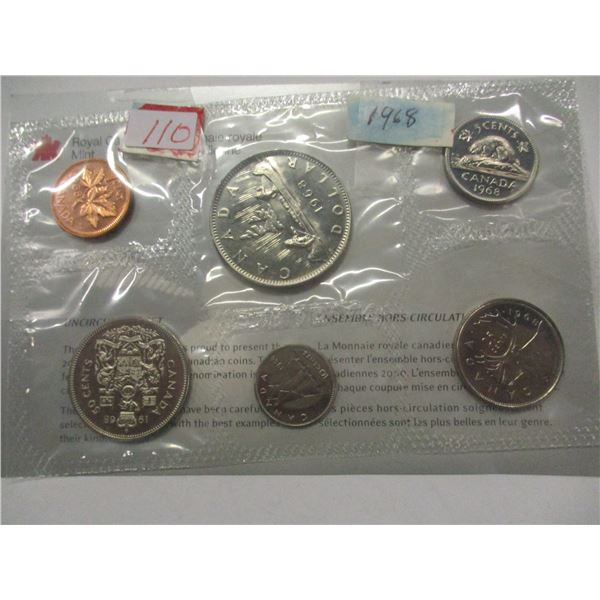 1968 PROOF CANADA MITN SEALED COIN SET
