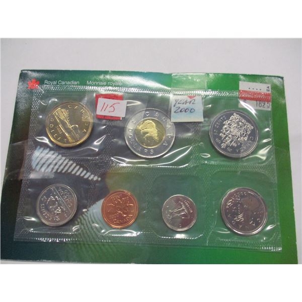 2000 PROOF CANADA MINT SEALED COIN