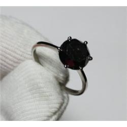 3.00 Carat Black Diamond Solitaire