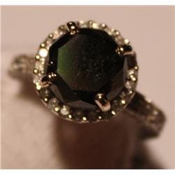 Black & White Diamond Ring - 6.47 Carat Total Wgt.