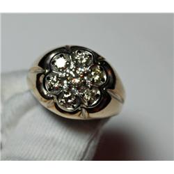 Gent's 1.00 Carat Total Weight Diamond Ring